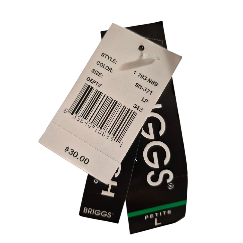 VTG NWT Briggs Petite Womens Floral Black Petite Large LP USA Fairy Whimsigoth - Picture 8 of 8